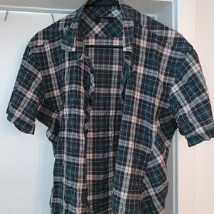 XL Zara Button-Up Short Sleeve Shirt